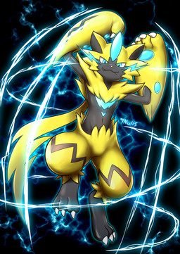2018 7nulls ambiguous_gender anthro black_fur blue_eyes blue_fur claws electricity fangs feline fur glowing looking_at_viewer mammal nintendo pawpads pokémon pokémon_(species) smile solo video_games yellow_fur zeraora
Rating: Safe
Score: 5
User: Orichalcum
Date: April 17, 2018 2018 7nulls ambiguous_gender anthro black_fur blue_eyes blue_fur claws electricity fangs feline fur glowing looking_at_viewer mammal nintendo pawpads pokémon pokémon_(species) smile solo video_games yellow_fur zeraora
Rating: Safe
Score: 5
User: Orichalcum
Date: April 17, 2018