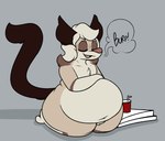 Rating: s
ID: 5377542
Date: 2025-02-16 14:52:22 -0500
Status: active
Score: 32
anthro belly beverage big_belly big_tail bloated blush blush_lines burp_cloud burping caracal caracal_(genus) conditional_dnp container eyes_closed felid feline huge_belly kneeling male mammal obese overweight pizza_box raised_tail soda soda_cup solo tail thick_thighs verdantphysician post #5377542
