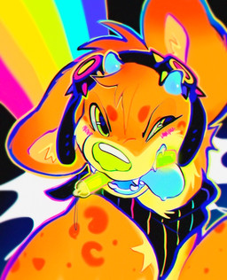 Rating: s
ID: 5658486
Date: 2025-06-21 15:46:40 -0400
Status: active
Score: 6
2024 abstract_background bright_colors bust_portrait canid canine canis colorful_theme domestic_dog eyewear eyewear_on_head feral fr34kpet fur glowing glowstick glowstick_in_mouth goggles goggles_on_head hi_res male mammal orange_body orange_fur portrait solo sparklefur post #5658486