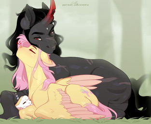 Rating: s
ID: 5716167
Date: 2025-07-18 01:08:22 -0400
Status: active
Score: 52
broken_horn dark_horn duo equid equine evehly feathered_wings feathers female feral fluttershy_(mlp) friendship_is_magic hasbro horn king_sombra_(mlp) laying_together lying lying_on_ground male male/female mammal my_little_pony mythological_creature mythological_equine mythology on_front on_ground pegasus tenderness unicorn wings post #5716167