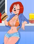 Rating: s
ID: 3560480
Date: 2022-09-11 10:17:39 -0400
Status: active
Score: 74
2022 absurd_res aeolus06 anthro beverage bikini bikini_top bottomwear burger canid canine canis clothed clothing condiment_container cropped_jacket daisy_dukes debbie_dune denim denim_bottomwear denim_clothing denim_shorts disney domestic_dog eating female food fries goof_troop hi_res hotpants jacket looking_at_viewer mammal one_eye_closed open_clothing open_jacket open_topwear shorts solo swimwear topwear two-piece_swimsuit wink post #3560480