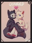Rating: s
ID: 3797955
Date: 2023-01-07 14:07:18 -0500
Status: active
Score: 218
anthro barefoot bent_legs black_body black_border black_fur blue_eyes border bow_ribbon canid canine canis changed_(video_game) chest_tuft claws digital_media_(artwork) duo english_text entwined_legs feet finger_claws fluffy fluffy_tail fur goo_creature hand_holding hand_on_back hand_on_knee hand_on_leg heart_symbol knee_grab leg_grab lin_(changed) lucky456852 male male/male male_anthro mammal mask pawpads paws puro_(changed) romantic romantic_couple simple_background sitting smile tail tan_background text tuft white_body white_eyes white_fur wolf post #3797955