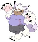 Rating: s
ID: 5578950
Date: 2025-05-17 14:28:46 -0400
Status: active
Score: 1
2025 4_fingers 4_toes aiza_(drememoto) animal_humanoid arms_bent bangs bent_leg big_hands black_claws bottomwear breasts brown_body brown_skin cat_humanoid chubby_cheeks claws closed_frown clothed clothed_female clothed_humanoid clothing colored digital_drawing_(artwork) digital_media_(artwork) drememoto english_description eyelashes feet felid felid_humanoid feline feline_humanoid female finger_claws fingers fluffy fluffy_tail frown frowning_at_viewer full-length_portrait fully_clothed fully_clothed_female fur grey_bottomwear grey_clothing grey_pants hair hand_pawpads hi_res humanoid long_hair looking_at_viewer mammal mammal_humanoid mouth_closed no_eyebrows on_one_leg overweight overweight_female overweight_humanoid pants pawpads pink_pawpads portrait purple_clothing purple_ears purple_shirt purple_tail purple_topwear shirt simple_background solo standing tail toe_claws toes topwear torn_bottomwear torn_clothing torn_pants two_tone_tail whiskers white_background white_body white_fur white_hair yellow_eyes post #5578950