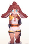 Rating: s
ID: 5549198
Date: 2025-05-04 18:42:34 -0400
Status: active
Score: 18
2025 2:3 3_toes 5_fingers ancesra anthro blue_eyes blush bottomwear breasts brown_body brown_fur brown_hair clothed clothed_anthro clothed_female clothing digital_media_(artwork) feet female fingers front_view fully_clothed fully_clothed_anthro fully_clothed_female fur hair hi_res lagomorph lepi leporid looking_down lop_(star_wars_visions) mammal open_mouth rabbit simple_background small_breasts solo standing star_wars star_wars_visions toes topwear white_background post #5549198