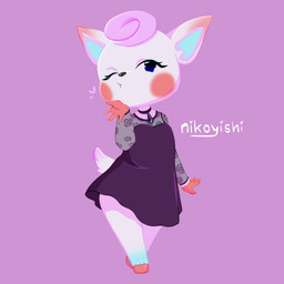 Rating: s
ID: 5294696
Date: 2025-01-08 06:09:20 -0500
Status: active
Score: 20
1:1 2025 animal_crossing anthro blush chibi choker clothed clothing cloven_hooves conditional_dnp deer diana_(animal_crossing) digital_media_(artwork) dress female hair hi_res hooves jewelry kissy_face makeup mammal necklace nikoyishi nintendo shaded signature simple_background solo post #5294696