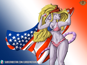 Rating: s
ID: 5667818
Date: 2025-06-25 21:31:54 -0400
Status: active
Score: 1
4:3 american_flag american_flag_bikini bandanna_on_forehead bikini blonde_eyebrows blonde_hair brown_eyes clothing eyebrows flag flag_(object) flag_bikini fur hair lordofnothin1 mammal mouse mouse_tail murid murine penelope_(sly_cooper) pink_body pink_fur rodent sly_cooper_(series) sony_corporation sony_interactive_entertainment sucker_punch_productions swimwear tail text two-piece_swimsuit united_states_of_america url post #5667818