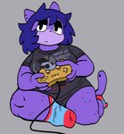 Rating: s
ID: 4523854
Date: 2024-01-09 04:13:27 -0500
Status: active
Score: 16
2023 anarchoblues anthro biped black_clothing black_shirt black_topwear blue_hair breasts clothing controller domestic_cat ear_piercing ear_stud electronics felid feline felis female footwear front_view fur furgonomics furry-specific_piercing game_controller gaming grey_background hair half-closed_eyes holding_controller holding_game_controller holding_object julie_(anarchoblues) lidded_eyes mammal narrowed_eyes nintendo oversized_clothing overweight overweight_anthro overweight_female piercing purple_body purple_fur shirt simple_background sitting sneed's_feed_and_seed socks solo tail tail_piercing terminator_(franchise) text text_on_clothing text_on_shirt text_on_topwear thick_thighs topwear wii post #4523854