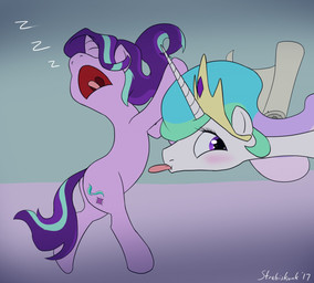 2017 ambiguous_gender belly blush duo equine feral friendship_is_magic horn mammal my_little_pony princess_celestia_(mlp) sleeping sound_effects starlight_glimmer_(mlp) strebiskunk stretching tongue tongue_out unicorn zzz
Rating: Safe
Score: 2
User: 2DUK
Date: August 20, 2017 2017 ambiguous_gender belly blush duo equine feral friendship_is_magic horn mammal my_little_pony princess_celestia_(mlp) sleeping sound_effects starlight_glimmer_(mlp) strebiskunk stretching tongue tongue_out unicorn zzz
Rating: Safe
Score: 2
User: 2DUK
Date: August 20, 2017