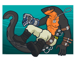 Rating: s
ID: 5432846
Date: 2025-03-14 12:40:26 -0400
Status: active
Score: 4
2017 5_fingers anthro belt belt_on_arm big_muscles black_body black_clothing black_footwear black_shoes boots bottomwear clothed clothing countershading electric_eel electrode electrode_pad fingers fish fish_tail footwear full-length_portrait gloves handwear hi_res knifefish male male_anthro marine mechanical_glove muscular muscular_anthro muscular_male naked-back_knifefish nipples orange_body orange_countershading pants plantigrade portrait shoes snarkysardine solo tail thick_tail topless topless_anthro topless_male post #5432846