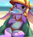 Rating: s
ID: 3221766
Date: 2022-03-13 11:51:46 -0400
Status: active
Score: 76
3_fingers beach big_ears bikini blurred_background bodily_fluids clothing detailed_background female fingers flat_chested food gigantic goblin goblin_(gigantic) hat headgear headwear hi_res humanoid ihzaak light looking_at_viewer mozu_(gigantic) multicolored_body navel outside popsicle purple_body robe saliva seaside sitting solo sunlight swimwear teal_body two-piece_swimsuit two_tone_body young young_female young_humanoid post #3221766