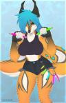 Rating: s
ID: 2019001
Date: 2019-10-10 19:41:21 -0400
Status: active
Score: 32
2019 5_fingers anthro bangs black_body black_fur black_nose black_tail blue_claws blue_eyes blue_hair blue_nails bottomwear bra breasts button_(fastener) canid canine claws clothed clothing colored_nails daisy_dukes denim denim_bottomwear denim_clothing denim_shorts diamonds_(suit) digital_media_(artwork) ear_piercing ear_tuft eyebrows eyeliner facial_markings female fingerless_gloves fingers fox front_view fur glistening gloves glowstick hair handwear head_markings hi_res highlights_(coloring) hotpants lens_flare lisa_rocha long_hair long_tail looking_at_viewer makeup mammal markings nails orange_body orange_fur orange_tail piercing pockets pointy_ears portrait prick_ears rave scene_haircut shorts skimpy smile solo sports_bra standing striped_body striped_fur stripes suit_symbol tail teeth thick_thighs three-quarter_portrait tuft underwear unistaart wavy_hair white_body white_fur white_tail wide_hips post #2019001