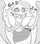 Rating: s
ID: 5174243
Date: 2024-11-10 23:37:24 -0500
Status: active
Score: 37
2024 animal_humanoid arthropod arthropod_humanoid biped body_control body_theft bottomwear breasts claws cleavage clothed clothing cyn_(murder_drones) duo female greyscale grimdark hi_res humanoid insect insect_humanoid long_tongue machine medium_breasts mischievous_smile monochrome pholi phosenpai pleated_skirt robot robot_humanoid screen_eyes segmented_arms sharp_teeth shirt simple_background skirt teeth thick_thighs tongue tongue_out topwear torn_skin transformation unbuttoned_shirt warning_sign wearing_another_person post #5174243
