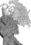 Rating: s
ID: 3761109
Date: 2022-12-20 05:23:23 -0500
Status: active
Score: 54
anthro armor clenched_teeth clothed clothing ear_piercing ear_ring facial_piercing fight fully_clothed grey_seer_razzel group headgear helmet hi_res horn lying male mammal monochrome murid murine nose_piercing nose_ring on_back on_top open_mouth piercing queek_headtaker rat ring_piercing rodent sallllltywater sharp_teeth simple_background ska_bloodtail skaven spikes staff teeth trio warhammer_(franchise) warhammer_fantasy whiskers post #3761109