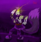 Rating: s
ID: 4492174
Date: 2023-12-24 15:49:30 -0500
Status: active
Score: 1
absurd_res anthro bandage black_nose black_snout bone canid canine canis clothing coat detailed_background digital_media_(artwork) duqueofdingos ennibodaivy facial_markings felid feline felis fingers fur hair head_markings hi_res hybrid knife long_tail male mammal markings marks_on_body pantherine purple_background purple_body purple_eyes purple_fur purple_hair revenant simple_background skeleton smile solo tail teeth topwear undead wolf yellow_eyes post #4492174