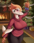 Rating: s
ID: 5315384
Date: 2025-01-18 14:27:13 -0500
Status: active
Score: 131
2023 4_fingers absurd_res anthro anthrofied big_breasts blue_eyes blurred_background blush blush_lines breasts buizel cheek_tuft christmas christmas_tree clothed clothed_anthro clothed_female clothing cooliehigh digital_media_(artwork) exposure_variation facial_tuft female female_anthro fingers fireplace fur generation_4_pokemon hi_res holding_mistletoe holding_object holidays holly_(plant) inside looking_at_viewer mistletoe nintendo orange_body orange_fur plant pokemon pokemon_(species) pokemorph portrait red_eyes smile smiling_at_viewer solo tail three-quarter_portrait tree tuft white_body white_fur post #5315384