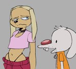 Rating: s
ID: 5079803
Date: 2024-09-28 08:26:54 -0400
Status: active
Score: 72
2024 bottomwear brandy_and_mr._whiskers brandy_harrington canid canine canis clothing digital_drawing_(artwork) digital_media_(artwork) disney domestic_dog draw_this_in_your_style duo female g0ni25 hi_res lagomorph leporid male male/female mammal meme mouth_closed mr._whiskers navel ogling orange_clothing pants pink_clothing pink_shirt pink_topwear rabbit shirt simple_background suit t-shirt thong_straps topwear post #5079803