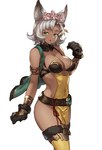 Rating: s
ID: 2804760
Date: 2021-06-27 20:01:31 -0400
Status: active
Score: 51
5_fingers accessory animal_humanoid armlet belt biped black_clothing black_gloves black_handwear bra breasts brown_body brown_skin canid canid_humanoid canine canine_humanoid cleavage clothed clothing cygames dark_body dark_skin erune eyelashes female fingers floral flower flower_accessory flower_crown flower_garland flower_hair_accessory flower_in_hair fox_humanoid front_view fully_clothed garland gloves granblue_fantasy green_eyes hair hair_accessory handwear hi_res houtengeki humanoid humanoid_hands legwear looking_at_viewer mammal mammal_humanoid medium_breasts melleau monotone_hair navel_outline open_mouth plant portrait short_hair skimpy solo standing thigh_highs three-quarter_portrait three-quarter_view underwear white_hair yellow_clothing post #2804760
