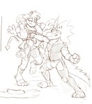 Rating: s
ID: 5230793
Date: 2024-12-08 14:19:40 -0500
Status: active
Score: 1
anthro bulge clothing demon female grappling gremile_'hotshot' group gut_punch hair hair_over_eyes hi_res horn imp introvertedpooch kings_of_hell leotard magenta_(kings_of_hell) magnes_(kings_of_hell) male punch trio post #5230793