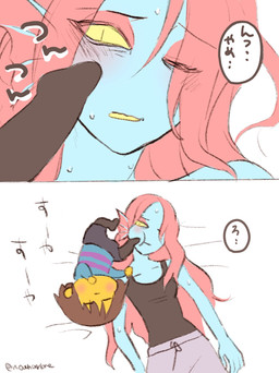 anthro blue_skin blush clothed clothing eyes_closed female fish hair hair_over_eye long_hair lying marine noaharbre red_hair shirt tank_top undertale undyne upside_down video_games yellow_eyes
Rating: Safe
Score: 10
User: feltweber
Date: October 22, 2017 anthro blue_skin blush clothed clothing eyes_closed female fish hair hair_over_eye long_hair lying marine noaharbre red_hair shirt tank_top undertale undyne upside_down video_games yellow_eyes
Rating: Safe
Score: 10
User: feltweber
Date: October 22, 2017