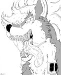 Rating: s
ID: 4050165
Date: 2023-05-13 16:57:01 -0400
Status: active
Score: 11
2020 anthro bodily_fluids bust_portrait canid canine canis drooling duel_monster fangs folgo_justice_fur_hire fur fur_hire hi_res looking_at_viewer male mammal marcushunter monochrome mouth_shot open_mouth portrait saliva saliva_on_tongue saliva_string signature solo teeth tongue tongue_out wolf yu-gi-oh! post #4050165