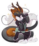 Rating: s
ID: 5648159
Date: 2025-06-17 07:26:49 -0400
Status: active
Score: 8
ambiguous_gender bloominglynx cheek_tuft clothed clothing dragon facial_tuft fangs felid feral fur glistening glistening_eyes grey_body grey_fur hair hi_res hybrid looking_at_viewer maid_uniform mammal mythological_creature mythological_scalie mythology open_mouth orange_body orange_fur orange_hair scalie semi-anthro simple_background sitting solo tail tail_tuft teeth tuft uniform yellow_eyes post #5648159