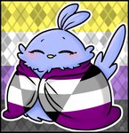 Rating: s
ID: 5614918
Date: 2025-06-01 18:56:15 -0400
Status: active
Score: 20
aegosexual_pride_colors ambiguous_gender asexual_pride_colors avian beak bedding bird black_border blanket blueberry_muffin_(muffinlewds) border clothing conditional_dnp digital_media_(artwork) eyes_closed feathers feral fluffy hi_res lgbt_pride lgbt_pride_month mammal muffinlewds multicolored_clothing nonbinary_(lore) nonbinary_pride_colors pride_color_background pride_color_clothing pride_color_flag pride_colors simple_background smile solo tail topwear wrapped_up post #5614918