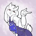Rating: s
ID: 1059998
Date: 2016-11-26 09:51:55 -0500
Status: active
Score: 587
1:1 2016 anthro boss_monster_(undertale) bovid breasts caprine clothed clothing devil_horns_(gesture) digital_media_(artwork) female fully_clothed fur gesture hand_gesture horn low_res mammal narrowed_eyes parody reaction_image red_eyes sidnithefox signature simple_background solo squint textured_background toriel undertale undertale_(series) white_body white_fur post #1059998