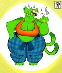 Rating: s
ID: 5646532
Date: 2025-06-16 15:17:20 -0400
Status: active
Score: 13
2_tails absurd_res accessory alien alien_humanoid anthro artist_logo belly big_belly big_breasts bottom_heavy bow_ribbon bow_tie breasts cheek_tuft cheerful cheering clothing colored deep_navel digital_media_(artwork) domestic_cat eyewear facial_tuft felid feline felis female fiwzycat! front_view full-length_portrait green_body hair_accessory hair_bow hair_ribbon head_tuft hi_res huge_belly huge_hips huge_thighs humanoid hybrid jersey krita_(artwork) lesbian_pride_colors lgbt_pride logo mammal multi_tail navel neck_tuft nerd orange_lesbian_pride_colors overweight overweight_anthro overweight_female pantherine pawpads portrait pride_colors ribbons shirt solo standing tail tank_top thick_tail thick_thighs three-quarter_view topwear tuft wide_hips yellow_eyes post #5646532