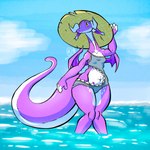 Rating: s
ID: 3904202
Date: 2023-03-02 12:59:16 -0500
Status: active
Score: 8
1:1 absurd_res anthro beach belly_cutout breasts butt cloe clothed clothing cutout digital_media_(artwork) dragon female fur hat headgear headwear hi_res horn looking_at_viewer mythological_creature mythological_scalie mythology one-piece_swimsuit renovash scalie seaside sharkini single_strap single_strap_clothing single_strap_swimsuit single_strap_swimwear solo swimwear tail wings post #3904202