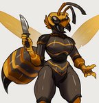 Rating: s
ID: 2251462
Date: 2020-05-10 21:36:06 -0400
Status: active
Score: 69
2020 4_fingers antennae_(anatomy) anthro arthropod arthropod_abdomen asian_giant_hornet digital_media_(artwork) female fingers fivel holding_knife holding_object hornet hymenopteran insect knife simple_background solo vespid wasp white_background post #2251462