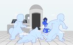 Rating: s
ID: 5575558
Date: 2025-05-15 23:36:30 -0400
Status: active
Score: 5
ambiguous_gender ambiguous_species anthro black_hair blue_body blue_fire blue_scales charmeleon claws colored_fire computer electronics eyeless featureless_crotch featureless_face featureless_limbs fire flaming_tail generation_1_pokemon group growth hair identity_death inside kyrio laboratory leaning_on_object machine male nintendo nude null nullification open_mouth pokemon pokemon_(species) scales scalie science smoke tail tail_growth transformation post #5575558