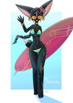 Rating: s
ID: 5659008
Date: 2025-06-21 20:12:31 -0400
Status: pending
Score: 3
2019 3_toes 4_fingers absurd_res anthro arms_bent artist_name big_ears big_eyes big_pupils bikini black_body black_fur black_hair black_tail bracelet braided_hair canid canine claws clothed clothed_anthro clothed_female clothing curvy_figure damini_(flower_knight_dakini) digital_media_(artwork) dipstick_tail ear_piercing english_description english_text eyelashes eyewear feet female female_anthro finger_claws fingers flower_knight_dakini fox front_view full-length_portrait fur geometric_background gesture hair hi_res highlights_(coloring) holding_object holding_surfboard hourglass_figure inner_ear_fluff jewelry kemono mammal markings multicolored_bikini multicolored_clothing multicolored_swimwear neck_ring noseless open_mouth open_smile orange_eyewear orange_sunglasses piercing pink_highlights pointy_ears ponytail portrait prick_ears pupils purple_eyes shaded shadow sho_shibamoto short_tail side-tie_bikini simple_background smile solo string_bikini sunglasses surfboard swimwear tail tail_markings text thick_thighs thigh_gap thunder_beast_(flower_knight_dakini) toe_claws toes tuft two-piece_swimsuit two_tone_tail waving waving_at_viewer wearing_sunglasses wide_hips post #5659008