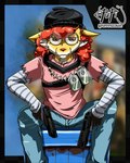 Rating: s
ID: 5080213
Date: 2024-09-28 13:29:34 -0400
Status: active
Score: 37
absurd_res activision anthro bottomwear call_of_duty canid canine clothed clothing cloud_nine_(fortnite) cosplay crate crossover crossover_cosplay delphox denim denim_bottomwear denim_clothing denim_shorts digital_media_(artwork) epic_games eyewear fortnite fox fur generation_6_pokemon glasses gun hair hat headgear headwear hi_res holding_gun holding_object holding_ranged_weapon holding_weapon inner_ear_fluff jeans looking_at_viewer male mammal meow_skulls nintendo pants pink_clothing pink_shirt pink_topwear pokemon pokemon_(species) puppypigeon ranged_weapon shirt shorts simple_background slim_female smile solo thin_calves thin_legs thin_thighs topwear trapixen tuft weapon yellow_body yellow_fur post #5080213