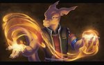 Rating: s
ID: 2214541
Date: 2020-04-13 05:43:00 -0400
Status: active
Score: 16
16:10 4_fingers alien alurian armband black_claws claws clothing energy fingers humanoid_pointy_ears lauralien lizard_tail magic male orange_body orange_eyes orange_glow orange_skin pointy_ears red_clothing red_shirt red_topwear shirt solo topwear vest widescreen post #2214541