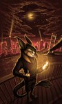 Rating: s
ID: 5579911
Date: 2025-05-17 21:15:24 -0400
Status: active
Score: 10
4_fingers anthro avian beak bridge building city clothed clothing cloud detailed detailed_background detailed_fur disney_logo electronics fingers fully_clothed fur gryphon hi_res holding_object illuminating light looking_at_object looking_at_phone male moon moonlight mythological_avian mythological_creature mythology night nikraccoom no_shoes perspective phone smiley_face solo text text_on_clothing water post #5579911