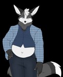 Rating: s
ID: 5554376
Date: 2025-05-07 00:48:54 -0400
Status: active
Score: 2
alpha_channel anthro belly belly_exposed blue_eyes bottomwear canid canine clothed clothed_anthro clothing clothing_lift ear_tuft eyebrows fox fully_clothed fully_clothed_anthro hand_on_hip hi_res kittydee looking_at_viewer male mammal navel open_clothing open_shirt open_topwear overweight overweight_anthro overweight_male pacato pants raised_clothing raised_eyebrow raised_shirt raised_topwear shirt shirt_lift solo topwear tuft post #5554376