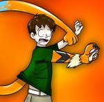 Rating: s
ID: 5569497
Date: 2025-05-13 14:32:20 -0400
Status: active
Score: 0
2009 ambiguous_gender arcanine arm_grab belt black_markings bottomwear brown_hair claws close-up clothed clothing colored duo fox0808 fully_clothed fur generation_1_pokemon glistening glistening_arms goo_transformation green_clothing green_shirt green_topwear hair human male male_human mammal markings mid_transformation multicolored_body nintendo offscreen_character open_mouth orange_body pants pawpads paws pokemon pokemon_(species) scared shirt simple_background solo_focus species_transformation standing surprise t-shirt tongue topwear transformation yellow_body yellow_fur post #5569497