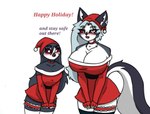 Rating: s
ID: 5269502
Date: 2024-12-27 10:44:14 -0500
Status: active
Score: 67
accessory anthro armwear avian big_breasts bird blush breast_size_difference breasts canid canine canis choker christmas christmas_clothing cleavage clothed clothing duo elbow_gloves english_text female fingerless_gloves garter gloves handwear helluva_boss helluva_exterminator holidays huge_breasts jewelry legwear loona_(helluva_boss) mammal necklace no_pupils octavia_(helluva_boss) owl pace-maker pupils red_sclera slit_pupils small_waist text thigh_highs white_eyes wide_hips wolf post #5269502