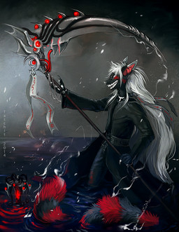 2014 5_fingers anthro black_fur canine clothed clothing fur grey_nose hair holding_object holding_weapon mammal melee_weapon polearm scythe solo tatchit teeth water weapon white_hair
Rating: Safe
Score: 2
User: Millcore
Date: August 18, 2017 2014 5_fingers anthro black_fur canine clothed clothing fur grey_nose hair holding_object holding_weapon mammal melee_weapon polearm scythe solo tatchit teeth water weapon white_hair
Rating: Safe
Score: 2
User: Millcore
Date: August 18, 2017