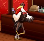 Rating: s
ID: 5155790
Date: 2024-11-02 08:11:48 -0400
Status: active
Score: 6
alcohol anthro avian bar beverage bird bottomwear bow_tie clothing crane_(bird) doritomon feathered_wings feathers footwear gruiform hi_res male pants saloon solo topwear vest wings post #5155790