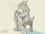 Rating: s
ID: 4891030
Date: 2024-07-01 18:54:32 -0400
Status: active
Score: 9
anthro bandai_namco barefoot beverage canid canine canis chair clothed clothing coffee container cup feet furniture glairedaggers guntz holding_container holding_cup holding_mug holding_object klonoa_(series) male mammal mug paws plantigrade sitting solo tired tired_expression tired_eyes toes wolf post #4891030
