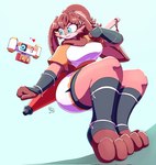 Rating: s
ID: 5548640
Date: 2025-05-04 14:22:33 -0400
Status: active
Score: 16
2023 3_toes ambiguous_gender anthro arzy_parzy blue_eyes breasts brown_body brown_ears brown_fur brown_hair clothed clothed_anthro clothed_female clothing colored duo feet female female_anthro footwear fur hair hi_res lagomorph lepi leporid lop_(star_wars_visions) machine mammal rabbit_ears red_heart robot star_wars star_wars_visions td-4 toeless_footwear toes umbrella post #5548640