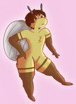 Rating: s
ID: 2855107
Date: 2021-07-30 15:48:14 -0400
Status: active
Score: 11
antennae_(anatomy) anthro arm_warmers armwear arthropod bee big_butt bizzmuth bizzmuth_(artist) brown_eyes butt chest_tuft clothing curvy_figure femboy fur fur_tuft hair hi_res hymenopteran insect leggings legwear male messy_hair solo tuft wings yellow_body yellow_fur post #2855107