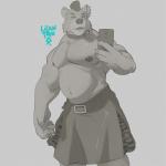 Rating: s
ID: 1811957
Date: 2019-03-08 18:19:08 -0500
Status: active
Score: 17
1:1 2018 aikho anthro artist_name bear belt bottomwear caronte clothing collar digital_media_(artwork) ear_piercing greyscale hi_res kilt looking_at_viewer male mammal mohawk monochrome muscular muscular_anthro muscular_male nipple_piercing nipples piercing selfie slightly_chubby smile solo text post #1811957