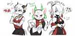 Rating: s
ID: 5059004
Date: 2024-09-18 16:36:54 -0400
Status: active
Score: 77
2024 5_fingers anthro black_horn bottomwear breasts clenched_teeth clothed clothing dress ear_piercing ear_ring eyewear female fingers front_view fully_clothed fur glasses green_horn grey_seer_razzel group hair hi_res holding_object horn looking_aside looking_at_viewer looking_down mammal pants piercing queek_headtaker rasknitt red_eyes ring_piercing rodent simple_background ska_bloodtail skaven skykain smile standing tail teeth thanquol topwear trio warhammer_(franchise) warhammer_fantasy white_background white_body white_fur white_hair white_tail post #5059004