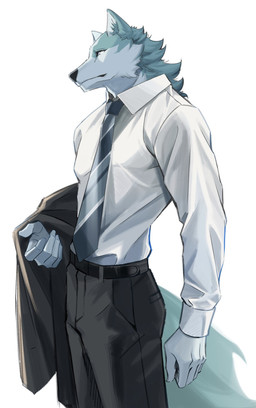 Rating: s
ID: 5697211
Date: 2025-07-09 15:00:39 -0400
Status: active
Score: 5
anthro athletic athletic_anthro athletic_male belt black_belt black_bottomwear black_clothing black_necktie black_nose black_pants black_suit_jacket blazer blue_body blue_eyes blue_fur bottomwear brand_new_animal canid canine canis cheek_tuft clothed clothing dxmdwq764027 facial_tuft fur grey_necktie hi_res holding_clothing holding_object humanoid_hands inner_ear_fluff long_pants looking_aside male mammal multicolored_body multicolored_fur necktie pants pattern_necktie shirou_ogami shirt simple_background solo striped_necktie studio_trigger suit_jacket tail topwear tuft two_tone_body two_tone_fur white_body white_clothing white_fur white_shirt white_topwear wolf post #5697211