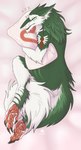 Rating: s
ID: 3864187
Date: 2023-02-10 00:43:57 -0500
Status: active
Score: 22
2023 4_toes absurd_res claws digital_media_(artwork) eyes_closed ezcett feet fur green_body green_fur hi_res hindpaw jericho_(belmont01) open_mouth pawpads paws sergal sleeping tail teeth toe_claws toes tongue white_body white_fur post #3864187