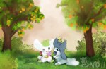 Rating: s
ID: 5536187
Date: 2025-04-28 12:37:43 -0400
Status: active
Score: 5
2022 ambiguous_gender anthro anthrofied artist_name black_nose blue_eyes canid canine clothing digital_media_(artwork) digital_painting_(artwork) dipstick_tail dot_nose duo english_text eyebrows fern flower food fox fruit fur furgonomic_headwear furgonomics generation_4_pokemon gloves_(marking) grass green_body green_fur headgear headgear_only headwear headwear_only hi_res holding_food holding_fruit holding_object leg_markings legendary_pokemon looking_at_another mammal markings mostly_nude nintendo one_eye_closed open_mouth orange_(fruit) orange_sky painting_(artwork) pawpads paws pink_flower pink_pawpads plant pokemon pokemon_(species) shaymin shrub signature sitting sky sky_forme_shaymin smile snoiifoxxo socks_(marking) tail tail_markings teal_body teal_fur teal_pawpads text tree white_body white_eyebrows white_fur white_sclera post #5536187