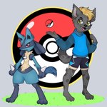 Rating: s
ID: 3437501
Date: 2022-07-09 16:57:55 -0400
Status: active
Score: 14
1:1 anthro blonde_hair blue_clothing blue_sweater blue_topwear calahoo_(calahootheyeen) clothing duo generation_4_pokemon grass hair hyena layered_clothing lucario male mammal nintendo plant pokeball pokeball_background pokemon pokemon_(species) pokemon_trainer simple_background smile spotted_hyena sweater topwear vicky_art post #3437501