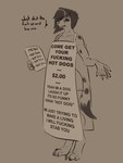 Rating: s
ID: 3772287
Date: 2022-12-25 20:10:36 -0500
Status: active
Score: 62
5_fingers anthro biped bottomwear brown_background canid canine canis clothing collarbone dalmatian dialogue digitigrade dipstick_tail domestic_dog english_text eyebrows eyelashes eyeliner eyeshadow female fingers floppy_ears freckles fur greyscale hair hi_res highlights_(coloring) holding_menu makeup mammal markings menu monochrome mottled mottled_nose partial_speech_bubble profanity raised_arms sandwich_board short_hair shorts sign simple_background solo spots spotted_arms spotted_body spotted_fur spotted_markings spotted_neck spotted_tail tail tail_markings text thick_eyelashes threatening threatening_violence trans_(lore) trans_woman_(lore) val_(yo-lander) wearing_sign yo-lander post #3772287
